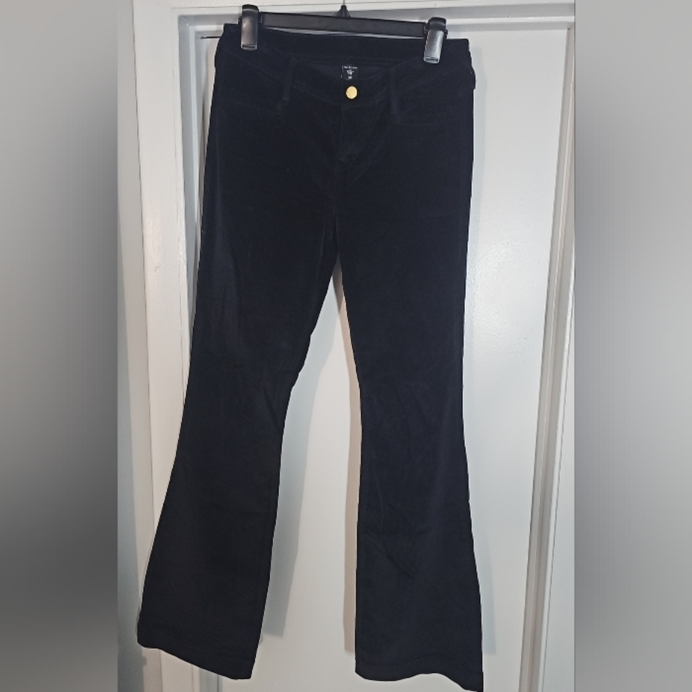 True Religion Midnight Black Flare Corduroy Pants